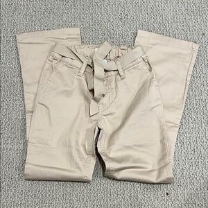 Beige Pants with Belt